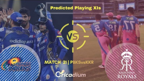 IPL 2021 Match 24 MI vs RR Predicted Playing XIs â€“ April 29th, 2021