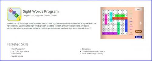 The Best Sight Words Program for Grade 1 by Essential Skills