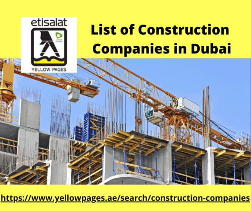 Best Construction Companies In Dubai | List Of Construction Companies In UAE.