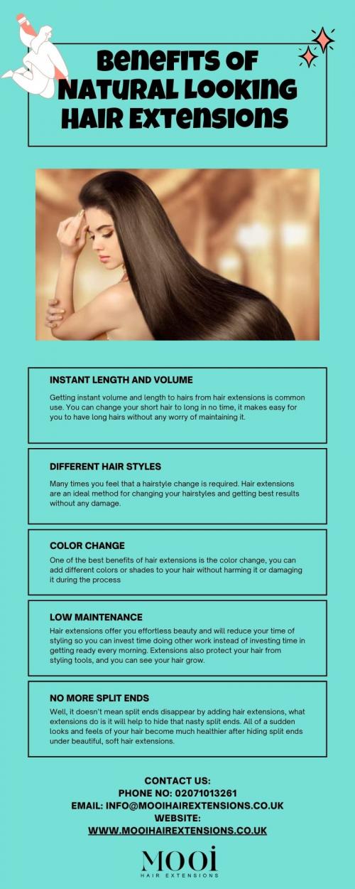 Benefits Of Natural Looking Hair Extensions