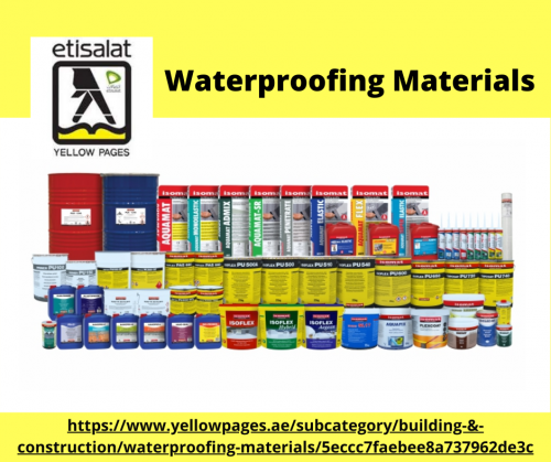 Waterproofing Material Suppliers in UAE at Best Prices.