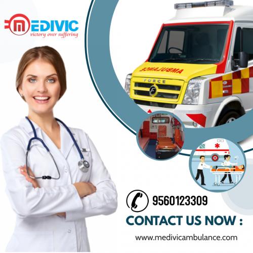 Acquire Emergency ICU Life Support Ambulance Service in Patna by Medivic