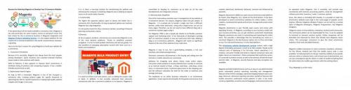 Reasons for Selecting Magento to Develop Your E-Commerce Website-new