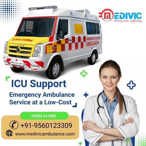 Now Book Full Hi-tech Cardiac Ambulance Service in Patna by Medivic