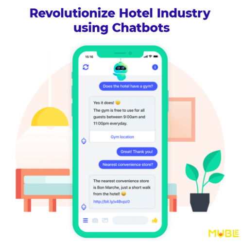 Revolutionize Hotel Industry using Chatbots