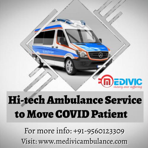 COVID Patient Evacuation Aid by Medivic Ambulance Service in Patna