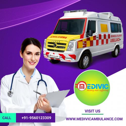 First Rated ICU Emergency Ambulance Service in Patna by Medivic