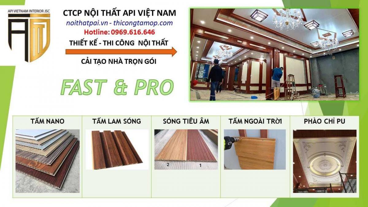 dich vu thi cong tam nhua op tuong pvc nano tron goi