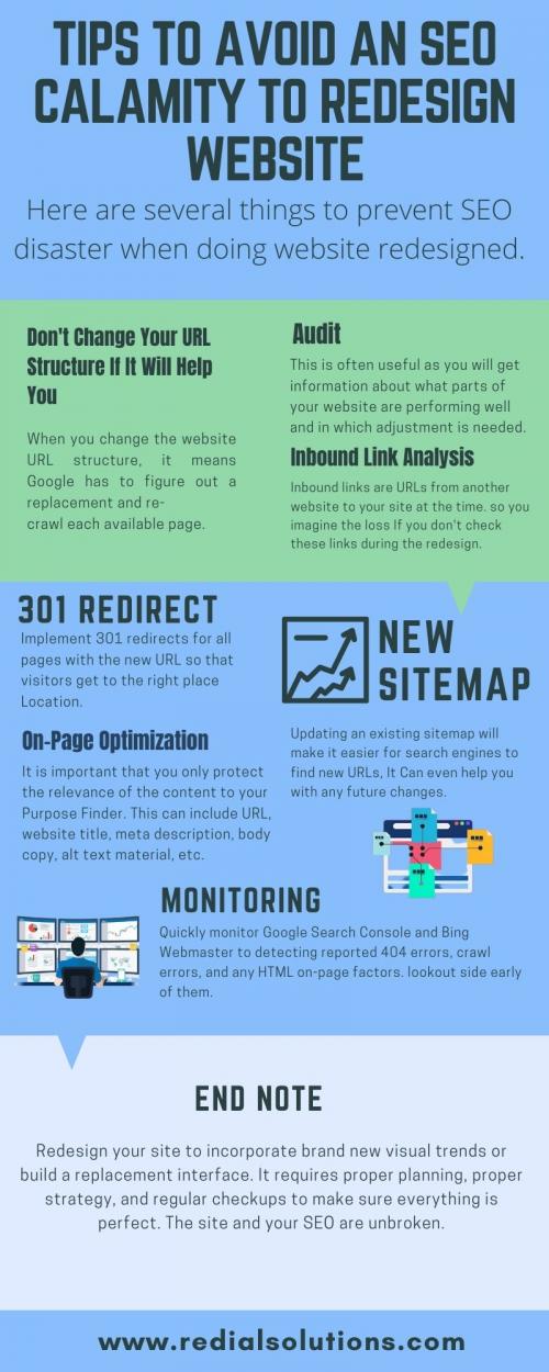 Tips to Avoid an SEO Calamity to redesign Website