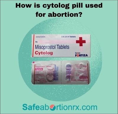 How is cytolog pill used for abortion