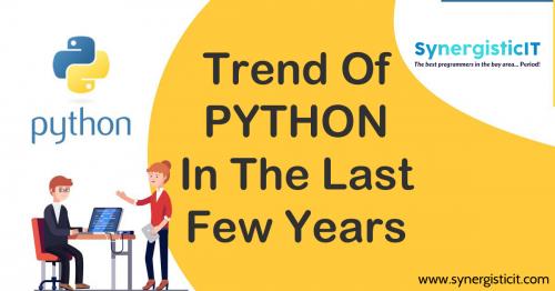 Trend of Python in the last few years