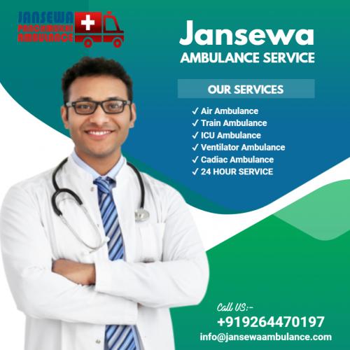 Affordable  Ground Ambulance Services in Kolkata  by Jansewa Ambulance Service