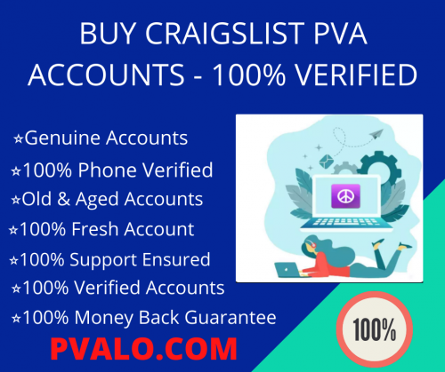 BUY CRAIGSLIST PVA ACCOUNTS - 100% VERIFIED