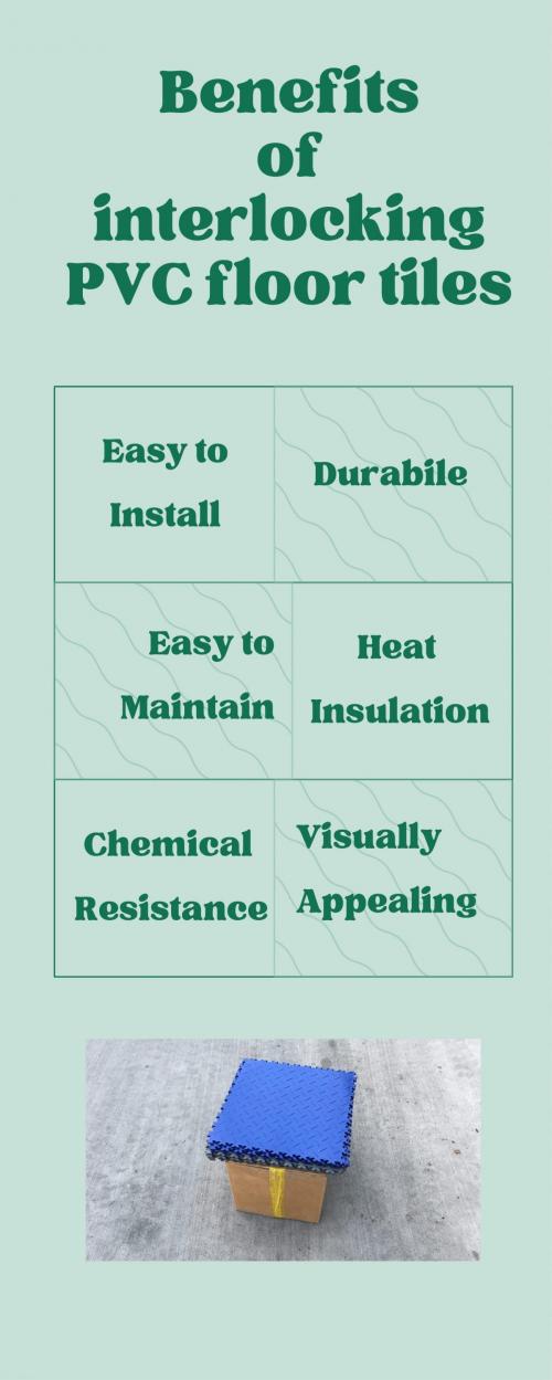 benefits of interlocking PVC floor tiles