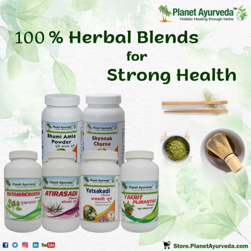 100% Herbal Blends for Strong Health