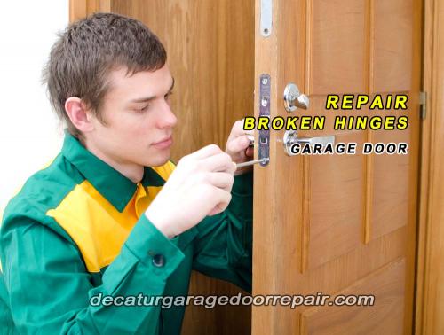 Decatur-garage-door-repair-broken-hinges