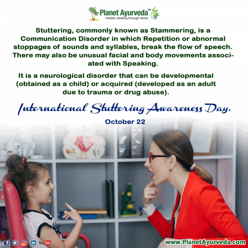 International Stuttering Awareness Day - 22nd October