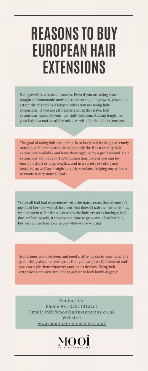 Reasons To Buy European Hair Extensions