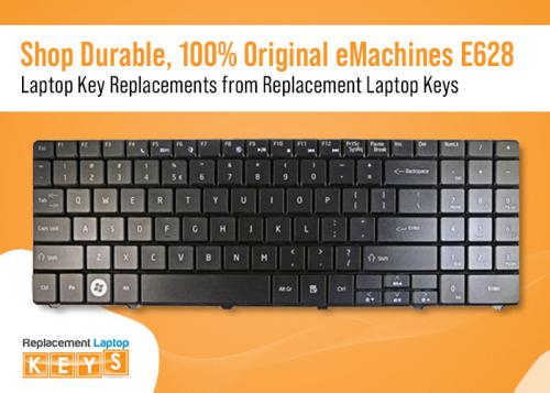 Shop Durable, 100% Original eMachines E628 Laptop Key Replacements from Replacement Laptop Keys
