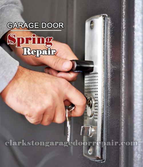 Clarkston-garage-door-spring-repair