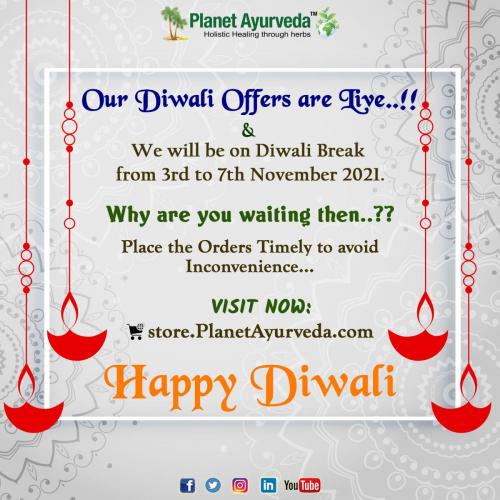 Diwali Offer Live - Planet Ayurveda