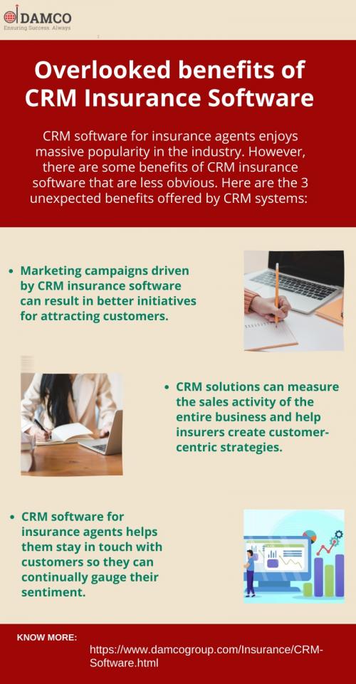 Overlooked benefits of CRM Insurance Software