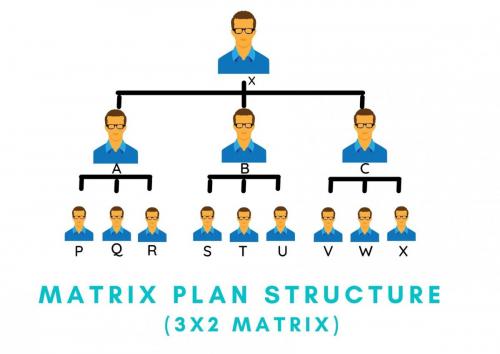 MLM Matrix Plan Structure