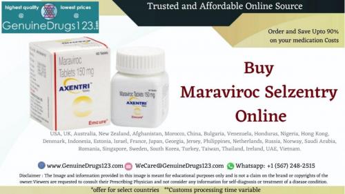 Buy SELZENTRY  MARAVIROC 150 mg Tablet @ Lowest Cost Online