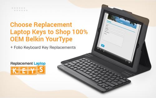 Choose Replacement Laptop Keys to Shop 100% OEM Belkin YourType + Folio Keyboard Key Replacements