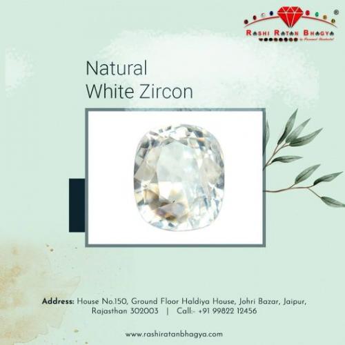 Natural White Zircon