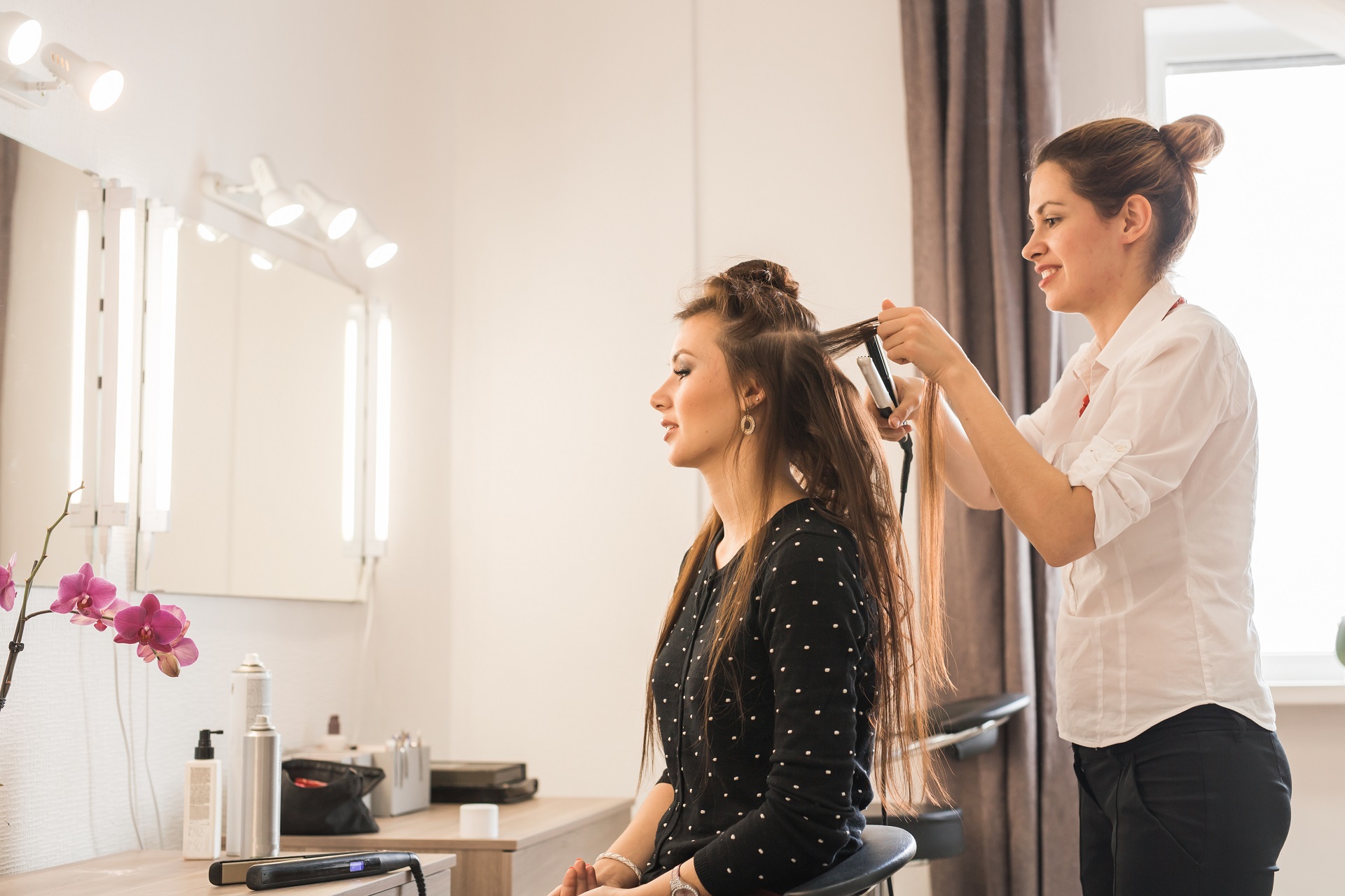 hairdressing by beautician talk to bruno