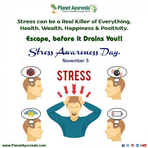 Stress Awareness Day 2021 - Planet Ayurveda