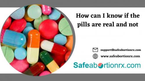 How can I know if the pills are real and not