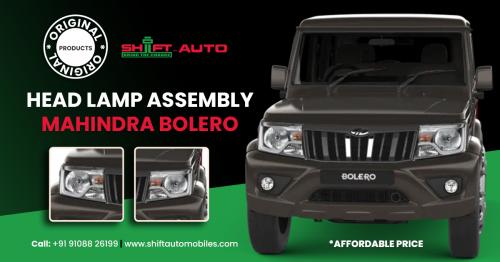 Buy Mahindra Bolero Headlight Assembly in Bangalore - Shiftautomobiles