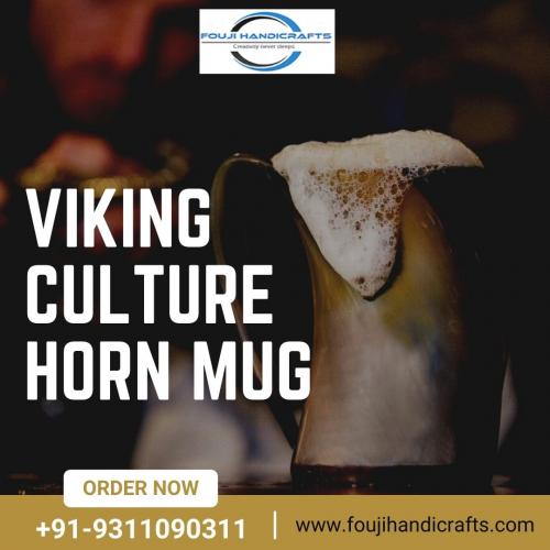 Viking Culture Drinking Horn with Stand in UK