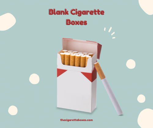 Blank Cigarette Boxes