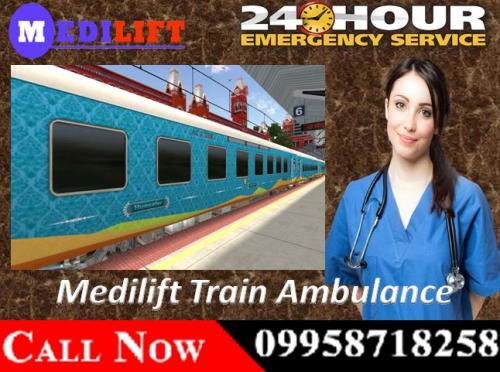 Medilift Train Ambulance Services in Patna and Bangalore at Minimum Budget 01