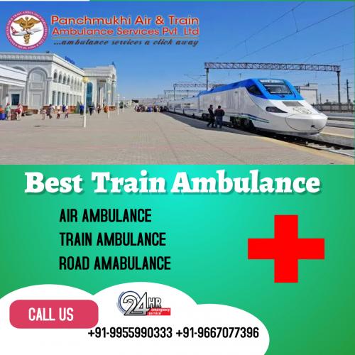 Bed to Bed Rail Evacuation Offered by Panchmukhi Air and Train Ambulance 01