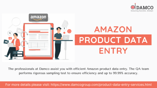 Amazon Product Data Entry Services