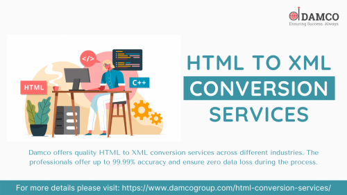 HTML to XML Conversion Services