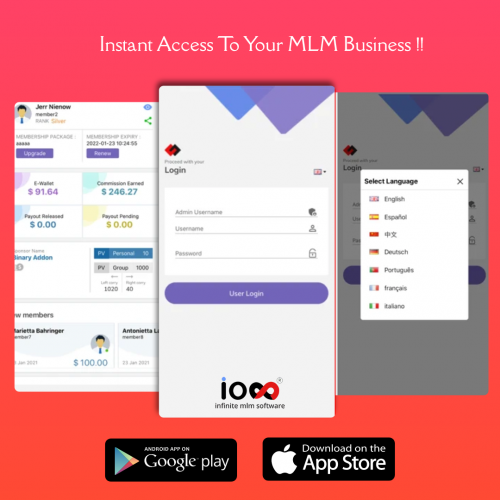 MLM mobile app