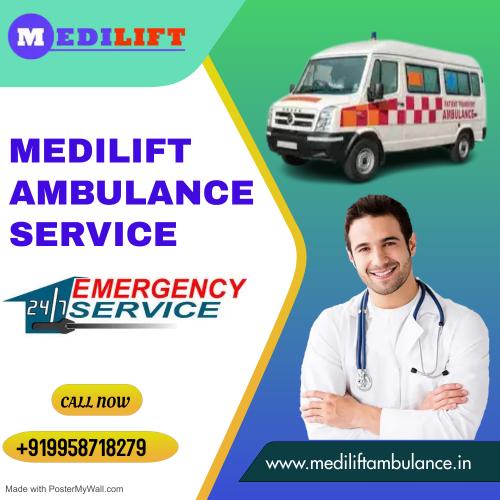 BLS Ambulance Service in Patel Nagar by Medilift