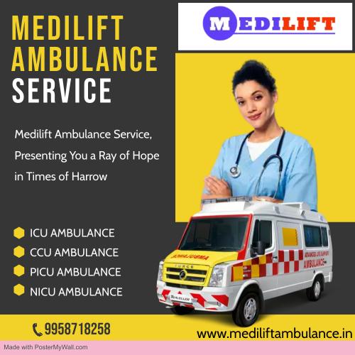 Inexpensive Ambulance Service in Tollygunge by Medilift