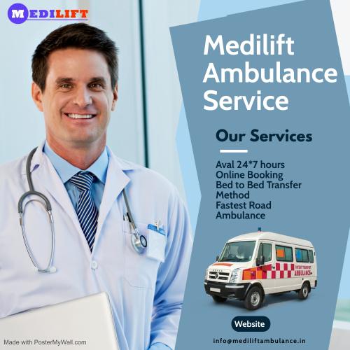 Bed to Bed Transfer Ambulance in Purnia by Medilift