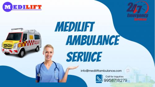 Inexpensive Ambulance Service in Saket by Medilift