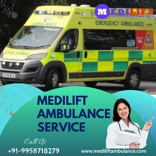 Economical Fare Ambulance in Anishabad Anytime by Medilift