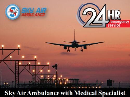 Sky Air Ambulance from Delhi with Superb Medical Services