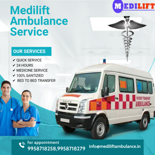 Easily Book Ambulance in Samastipur by Medilift