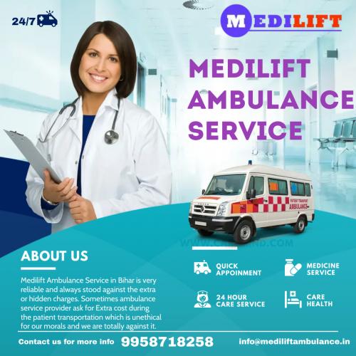 Inexpensive Ambulance Service in Kidwaipuri by Medilift