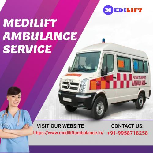 Economical Fare Ambulance in Katihar Anytime by Medilift